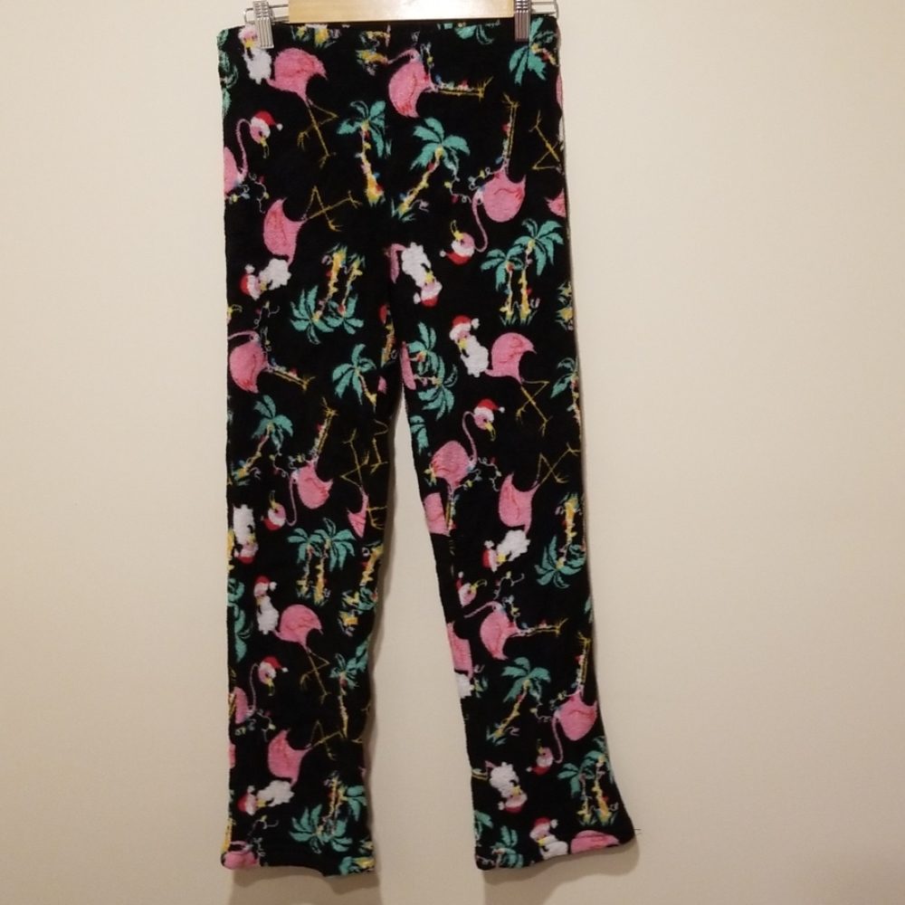 Plush Santa flamingo pant